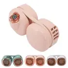 USB Charging Neck Fan Dual Fans Hands Super Airflow Light Foldable