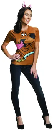 Scooby Doo Costume Top for Adults - Scooby Doo