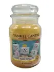 Yankee Candle MERRY MARSHMALLOW Large Jar 22 Oz White Housewarmer Discolored