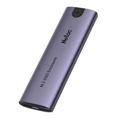 Netac WH51 M.2 PCIe/SATA SSD Caddy, USB 3.1 Gen2 Type-C USB A+C to USB-C Cable