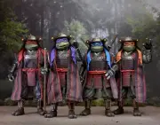 SDCC 2023 NECA RARE TEENAGE MUTANT NINJA TURTLES 3 SAMURAI TURTLES 4 PACK NIB