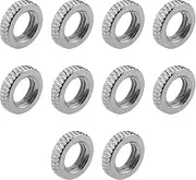 SING F LTD 10Pcs Presta Valve Core Lock Ring Nut Presta Valve Cylinder Lock Ring Nuts Accessories for Car Valve Bicycle Valve Insert Air Pump Compressor