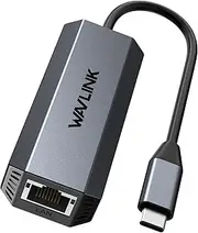 WAVLINK 5Gbps USB C to Ethernet Adapter, USB Type-C to RJ45 Gigabit LAN Ethernet Network Adapter for Windows, Mac OS, iPad OS and More