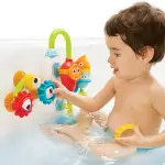 【YOOKIDOO 以色列】捉迷藏水龍頭齒輪套組(洗澡玩具 戲水玩具)