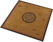 Mahjong Mat Card Table Cloth, Mahjong mat Green with Cute Panda Print and Noise Reduction Board Game Table Mat Tabletop Gaming Mat with Bag(39.4x39.4inch/100x100cm)