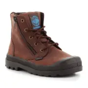 Palladium Pampa Hi Lea Gusset shoes 52744-255 brown