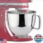 Stainless Steel Mixer Bowl 5QT Compatible with KITCHENAID TILT-HEAD STAND MIX