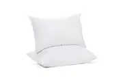 Hacienda 100 Percent Cotton Pillow Cover with 800g Poly Fill, Hypoallergenic, Antibacterial, and Cooling Technology