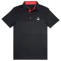 在飛比找momo購物網優惠-【Crocodile】男千鳥紋時尚POLO衫(黑色)