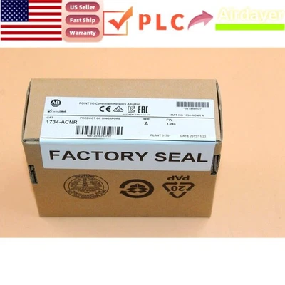New Factory Sealed AB 1734-ACNR Point I/O ControlNet Network Adapter US Free Tax