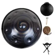 432HZ Handpan 22 Inch 9/10/12 Notes D minor Steel TongueDrum Percussion Musical