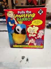 Polly Insulting Parrot Adult Offensive Motion Activated Talking Bird 2006