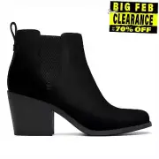Toms Everly Womens Casual Fashion Designer Formal Ankle Boots Black