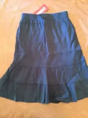 NWT Gymboree Beach Shack Blue Tiered Gauzy Long Cotton Pull On Skirt Sz 4