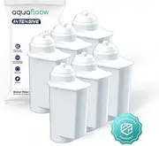 Aquafloow 6 x Replacement Water Filter for Fully Automatic Coffee Machine Bosch, Siemens, Compatible with Siemens EQ Series, EQ 6, TZ70003, TCZ7003 & Bosch TCZ7003, TCZ7033, 467873, Replacement Water