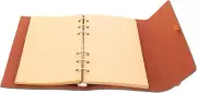 STOBOK Vintage Pu Stuffer Planner Diary Book Personal Flower Blank Notebook P...