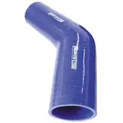 Aeroflow Silicone Hose Reducer 45 Deg; Blue I.D 3.75-3.00" 95-76mm, Wall 5.3 X 140mm - AF9002-375-300