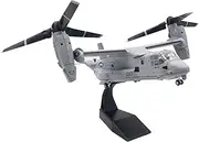 Replica Pre-Build Aircraf 1/72 Scale for Variable Wing Bell V-22 Osprey Transport Helicopter Amphibious Metal Plane Aircraft Model Collection Gift Display(Style 2)
