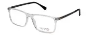 Calabria Viv Collection 891 Square Reading Glasses +7.00 Shiny Crystal Men Women