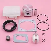 45mm Piston Air Fuel Filter Kit, for Husqvarna, 353 350 Cylinder Muffler Gasket Bearing Chainsaw Replace Spare Part Chainsaw Exhaust System