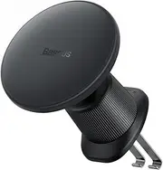 Baseus Car Mount Wireless Charging Air Vent Mount 15W - Black, Compatible with Fire Phone, Smartphones, Car, Truck - Single Hand Operation