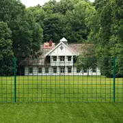 vidaXL Euro Fence Steel 20x0.8 m Green