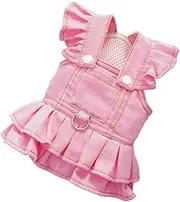 Small Dog Dress - Stylish Kitten Costumes | Stylish Cowboy Overall Dress for Kitten Puppy, Decorative Outdoor Walking Cat Outfits