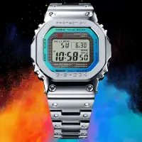 在飛比找Yahoo奇摩購物中心優惠-CASIO 卡西歐 G-SHOCK 彩虹光譜 太陽能智慧藍芽