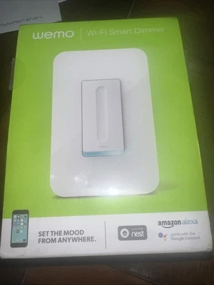 Wemo Wi-Fi Smart Dimmer Belkin Light Switch Alexa Google Assistant F7C059