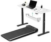 [Lifespan Fitness] WalkingPad M2 Treadmill with 150 cm ErgoDesk Automatic Standing Desk, White