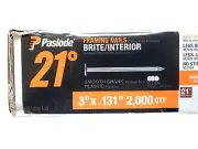 PASLODE CONSTRUCTION ( 3 X .131 21 DEG SM NAILS