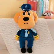 30cm Sheriff Labrador Plush Doll Soft Stuffed Animal Puppy Doll Kids Toys Gift
