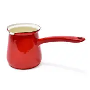 Coffee Culture Enamel 750ml Turkish Coffee Pot Maker Stovetop Brewing Red