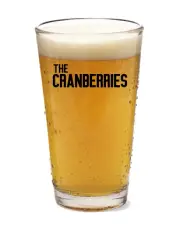 The Cranberries - Rock and Roll - 16oz Pint Beer Glass Pub Barware Seltzer Soda