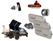 Cyclops ToolGuard Alarm TG-5000/3 for 3 Toolboxes + Magnetic Vent Phone Holder