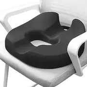 Donut Pillow Coccyx Seat Cushion for Prostate, Sciatica, Pelvic Floor, Pressure Sores, Pregnancy, Perineal Surgery, Postpartum Recovery Pain Pressure Relief Memory Foam Chair Pad