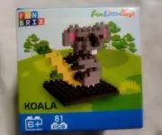 Fun Brix Mini Animal Building Blocks 81 Pc Age 6+ Koala