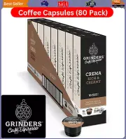 80x Grinders Crema Coffee Pods Caffitaly Machine Capsules Espresso , AU