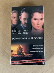 Down Came A Blackbird (VHS, 1995) Raul Julia Promotional Screener Copy, New!