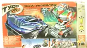 Very Rare 2002 Tyco R/C Remote Control Robot Showdown 27 MHz WoW! Displays Great