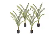 SOGA 4X 240cm Artificial Green Rogue Hares Foot Fern Tree Fake Tropical Indoor Plant Home Office Decor
