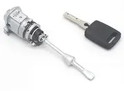 Front Left Driver Side Door Lock Barrel with 1 Key, for, for, Q7 car Door Lock