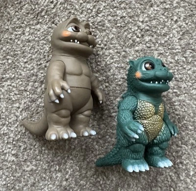 BANDAI Movie Monster Series Little Godzilla Figures X 2 2024