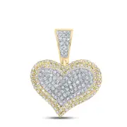 1/2CTW-Diamond HEART PENDANT