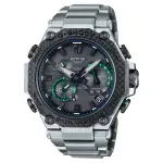 CASIO卡西歐 G-SHOCK MTG-B2000XD-1A 太陽能藍芽連線碳纖維核心防護腕表 / 黑+綠 50MM