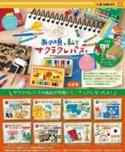 RE-MENT Miniature Petit Sample Me and Sakura Crepas. All 8 type set BOX Japan