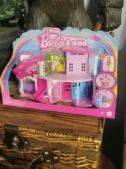 Mini Barbie Land HOUSE SUV MOTOR HOME BOAT POOL LIPSTICK FIGURES sealed NIB Lot