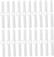 Toddmomy 20Pcs Vertical Blind Slat Holders Durable Blind Fixer Hangers for Easy Installation Compact for Home Office and Bedroom Use Lightweight and Practical Accessories