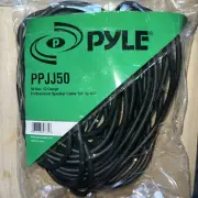 NOS PYLE PRO PPJJ50 Speaker Cable 50 Feet