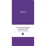 CHURCH POCKET BOOK AND DIARY 2021: PURPLE